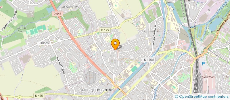 localisation de l'entreprise MONSIEUR BOUBAKER AIT ABDELLAH  DOUAI