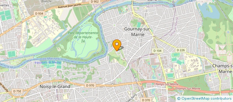 localisation de l'entreprise MONSIEUR BOUBAKER BEN EL HOUSSAINE  NOISY-LE-GRAND