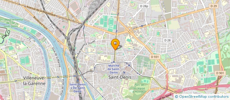localisation de l'entreprise MONSIEUR BOUBAKER BRIBECH  SAINT-DENIS