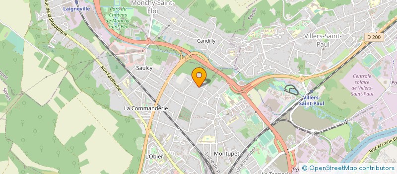 localisation de l'entreprise MONSIEUR BOUBAKER CHAHID à CREIL