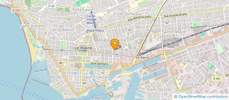 localisation de l'entreprise MONSIEUR BOUBAKER CHAIEB  LE HAVRE