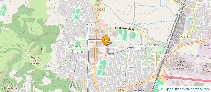 localisation de l'entreprise MONSIEUR BOUBAKER DEMBRI  CLERMONT-FERRAND