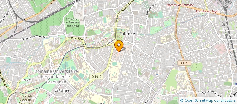 localisation de l'entreprise MONSIEUR BOUBAKER GASSOUMI  TALENCE