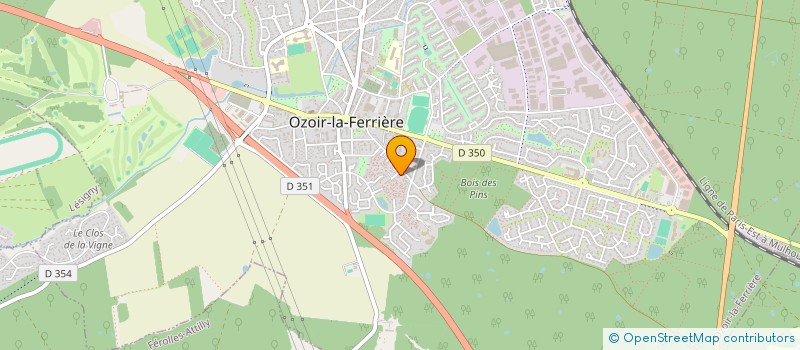 localisation de l'entreprise MONSIEUR BOUBAKER OULAMINE  OZOIR-LA-FERRIERE