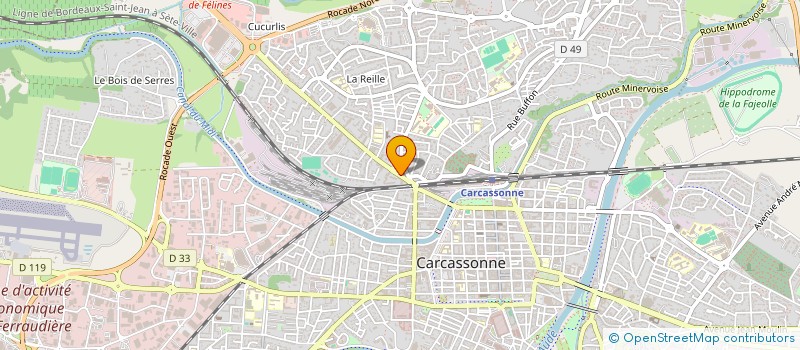 localisation de l'entreprise MONSIEUR BOUBAKER SAOUDI à CARCASSONNE