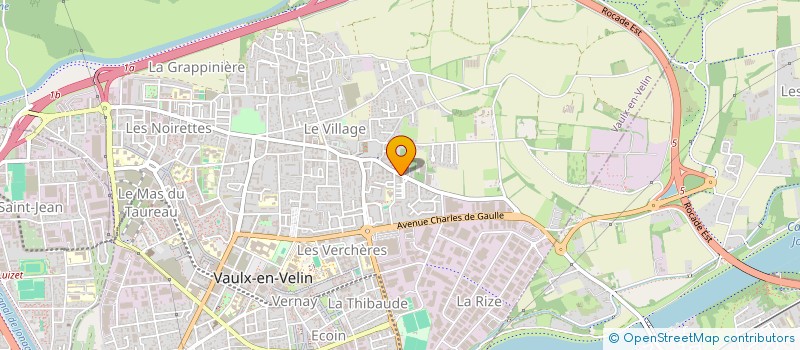 localisation de l'entreprise MONSIEUR BOUBAKER YAHIA  VAULX-EN-VELIN