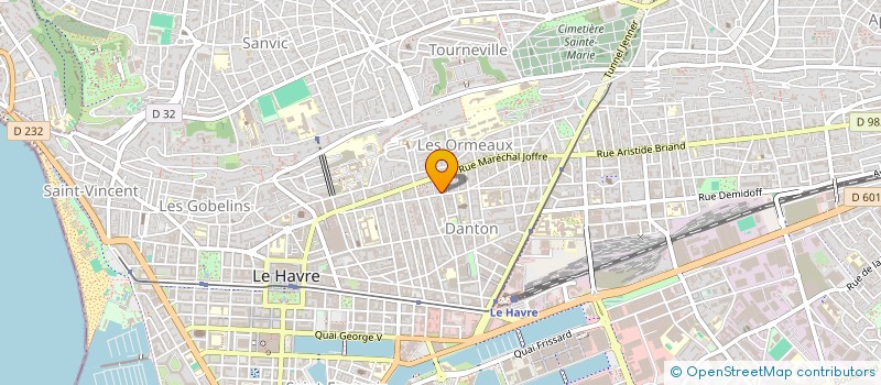 localisation de l'entreprise MONSIEUR BOUBAKEUR BOUSSADIA  LE HAVRE