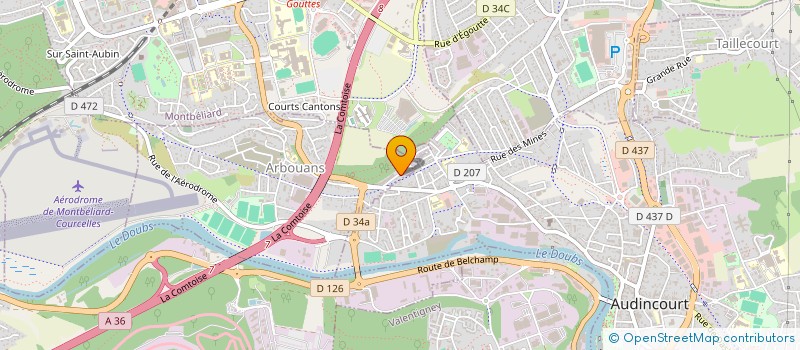 localisation de l'entreprise MONSIEUR BOUBAKEUR CHOUKRI  ARBOUANS