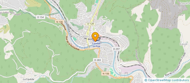 localisation de l'entreprise MONSIEUR BOUBAKEUR FERAHTIA  LA GRAND-COMBE