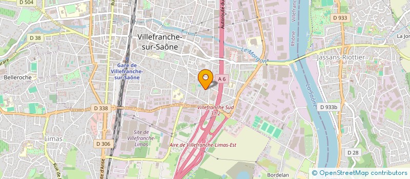 localisation de l'entreprise MONSIEUR BOUBAKEUR KAIBOU  VILLEFRANCHE-SUR-SAONE