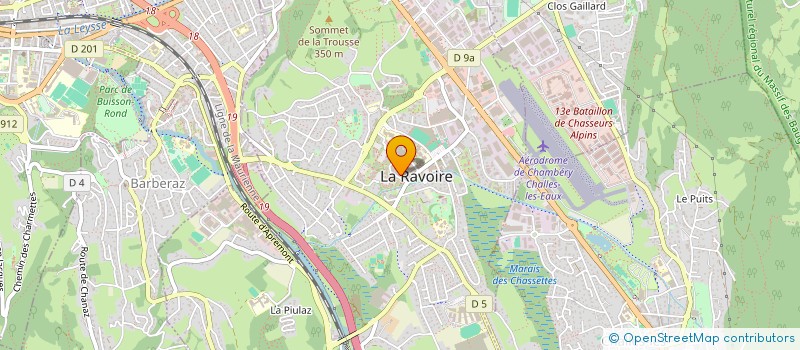 localisation de l'entreprise MONSIEUR BOUBAKEUR LAYAIDA à LA RAVOIRE