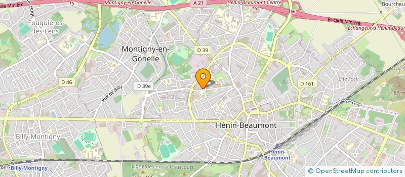 localisation de l'entreprise MONSIEUR BOUBAKEUR NEHBI  HENIN-BEAUMONT