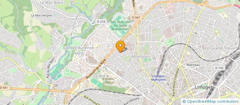 localisation de l'entreprise MONSIEUR BOUBAKR BOUALEM à LIMOGES