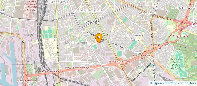 localisation de l'entreprise MONSIEUR BOUBAKR BOUHANIA  VENISSIEUX