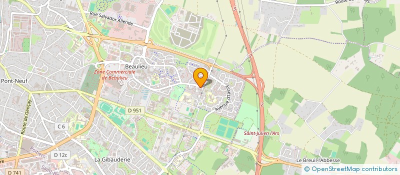 localisation de l'entreprise MONSIEUR BOUBALE KANTE à POITIERS