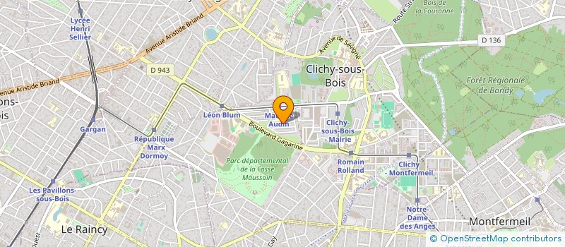 localisation de l'entreprise MONSIEUR BOUBEKAR ZAOUI à CLICHY-SOUS-BOIS