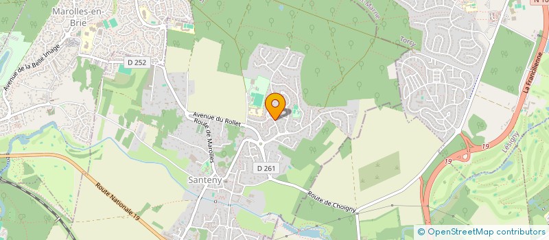 localisation de l'entreprise MONSIEUR BOUBEKER BEMMOUSSAT  SANTENY