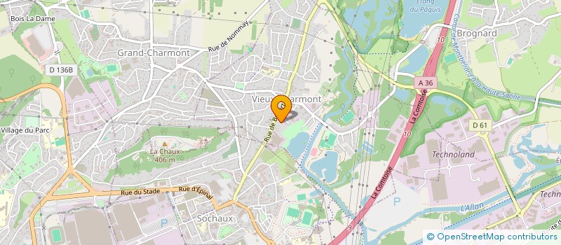 localisation de l'entreprise MONSIEUR BOUBEKER GUETTOUCHE  SOCHAUX