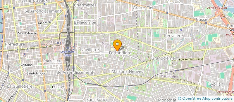 localisation de l'entreprise MONSIEUR BOUBEKER MELLOUK à VILLEURBANNE