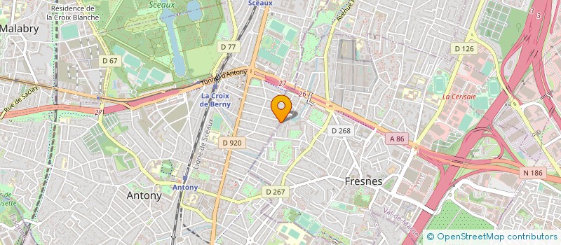 localisation de l'entreprise MONSIEUR BOUBEKEUR DAHMANI  FRESNES