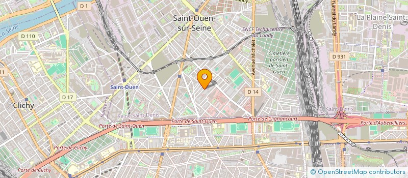 localisation de l'entreprise MONSIEUR BOUBEKEUR FENTAZI  SAINT-OUEN-SUR-SEINE