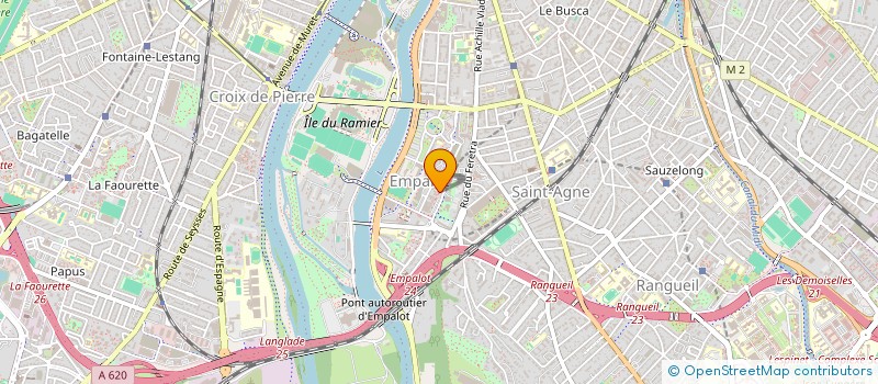 localisation de l'entreprise MONSIEUR BOUBEKEUR GARBAS  TOULOUSE