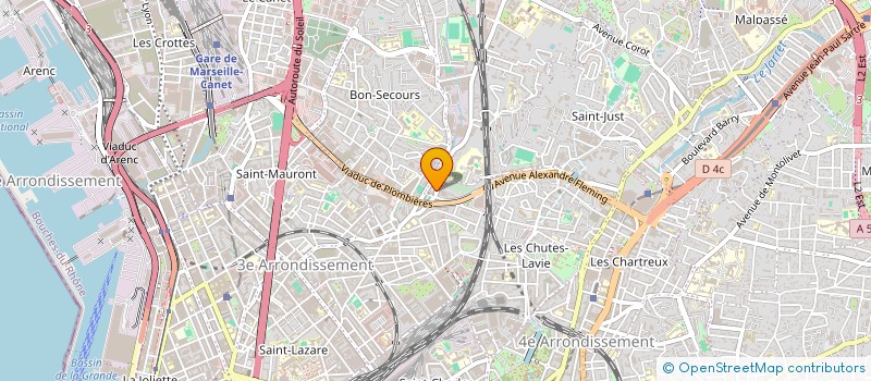 localisation de l'entreprise MONSIEUR BOUBEKEUR MEDJAD à MARSEILLE