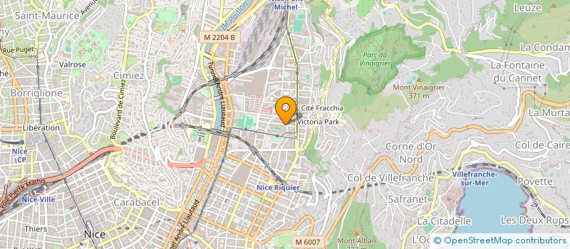 localisation de l'entreprise MONSIEUR BOUBEKR NIAR  NICE