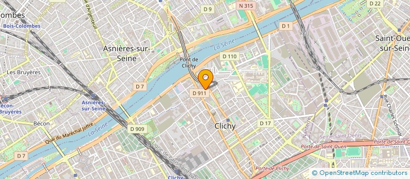 localisation de l'entreprise MONSIEUR BOUBKARI BRAHIM à CLICHY