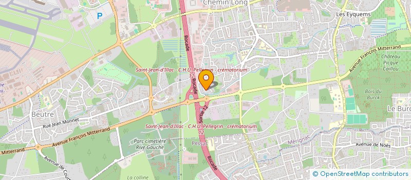 localisation de l'entreprise MONSIEUR BOUBKER BOUGLALA  MERIGNAC