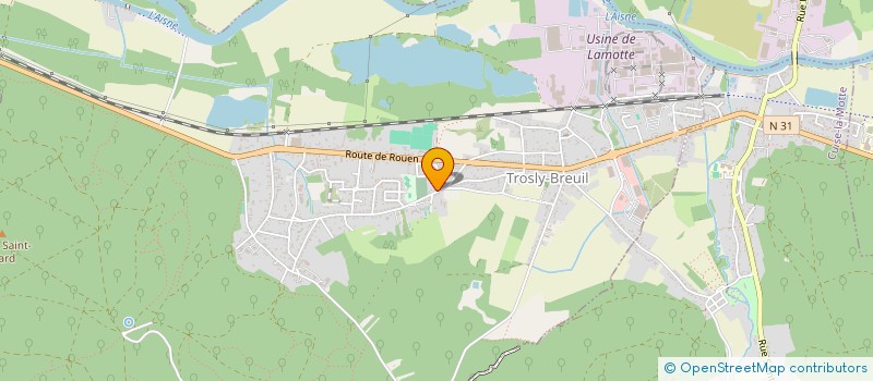 localisation de l'entreprise MONSIEUR BOUBKER EL MAGHNOUJI  TROSLY-BREUIL