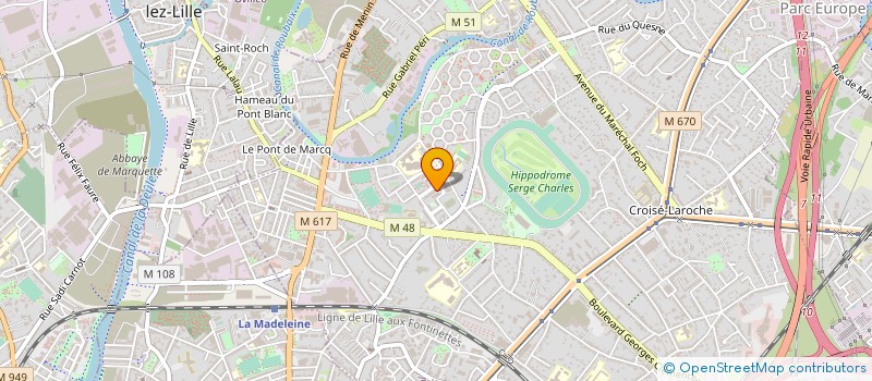 localisation de l'entreprise MONSIEUR BOUBKER LOUDAHI à MARCQ-EN-BARŒUL