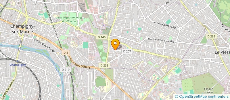 localisation de l'entreprise MONSIEUR BOUBKER TOUIL à CHAMPIGNY-SUR-MARNE