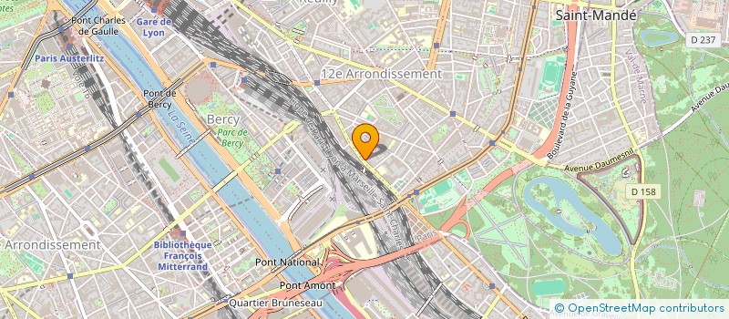 localisation de l'entreprise MONSIEUR BOUBOU CAMARA  PARIS