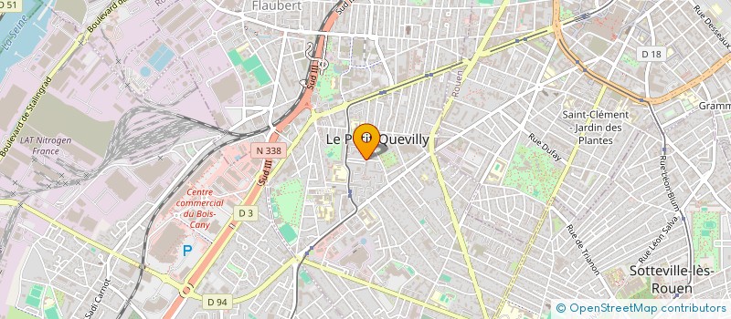 localisation de l'entreprise MONSIEUR BOUBOU CAMARA  LE PETIT-QUEVILLY