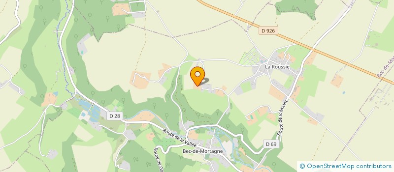 localisation de l'entreprise MONSIEUR BOUBOU CISSE  BEC-DE-MORTAGNE