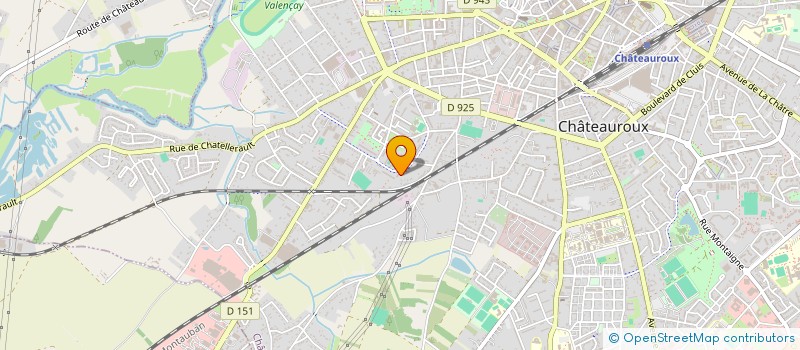 localisation de l'entreprise MONSIEUR BOUBOU CISSE à CHATEAUROUX