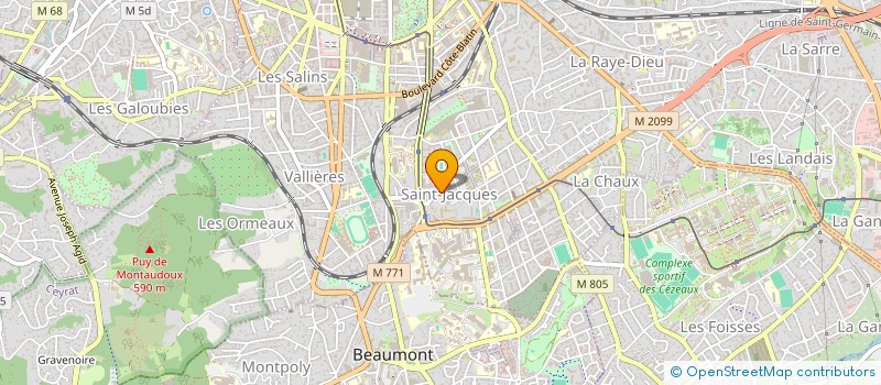 localisation de l'entreprise MONSIEUR BOUBOU DIAKITE  CLERMONT-FERRAND