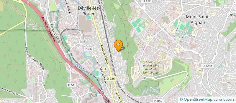 localisation de l'entreprise MONSIEUR BOUBOU DIALLO  DEVILLE-LES-ROUEN