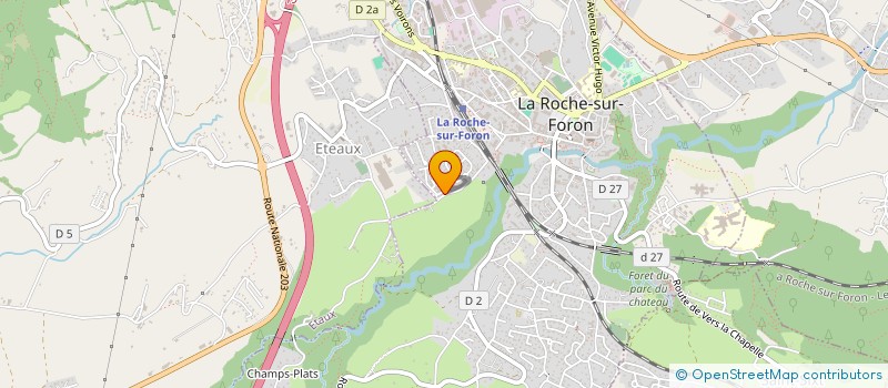 localisation de l'entreprise MONSIEUR BOUBOU GADIAGA à LA ROCHE-SUR-FORON