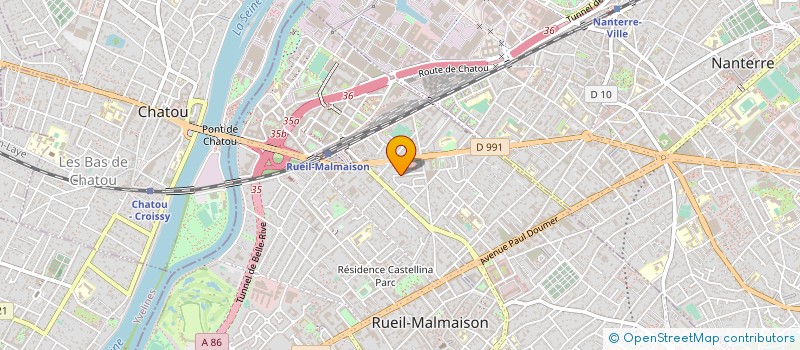 localisation de l'entreprise MONSIEUR BOUBOU GANDEGA à RUEIL-MALMAISON