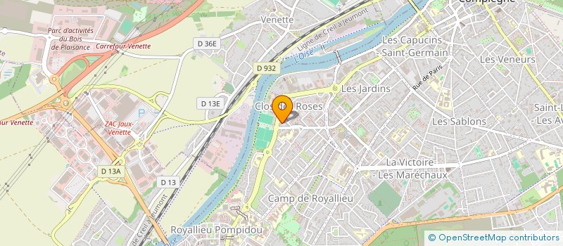 localisation de l'entreprise MONSIEUR BOUBOU KONTE  COMPIEGNE