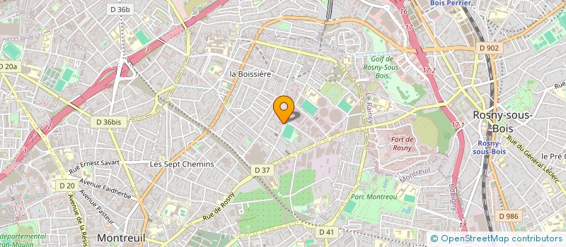 localisation de l'entreprise MONSIEUR BOUBOU SYLLA à MONTREUIL