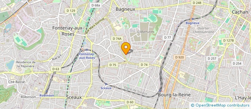 localisation de l'entreprise MONSIEUR BOUCHAIB AMGHIR à BAGNEUX