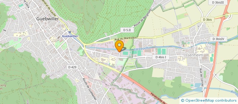 localisation de l'entreprise MONSIEUR BOUCHAIB CHOUKRI  GUEBWILLER