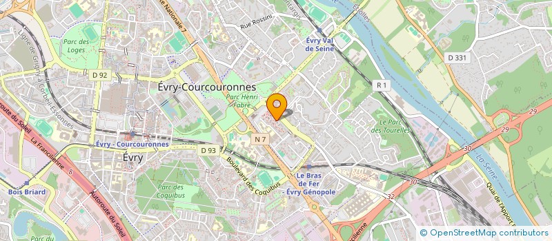 localisation de l'entreprise MONSIEUR BOUCHAIB DAIF à EVRY-COURCOURONNES