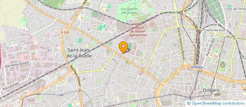 localisation de l'entreprise MONSIEUR BOUCHAIB EL HAOUAT à ORLEANS
