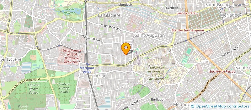 localisation de l'entreprise MONSIEUR BOUCHAIB KHALFAOUI  MERIGNAC