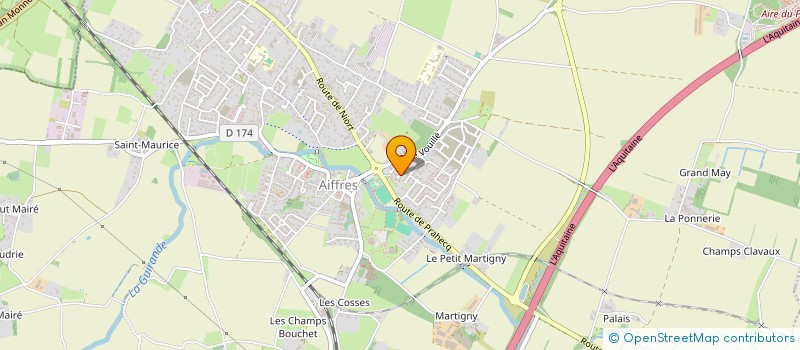 localisation de l'entreprise MONSIEUR BOUCHAIB OUAHMI  AIFFRES