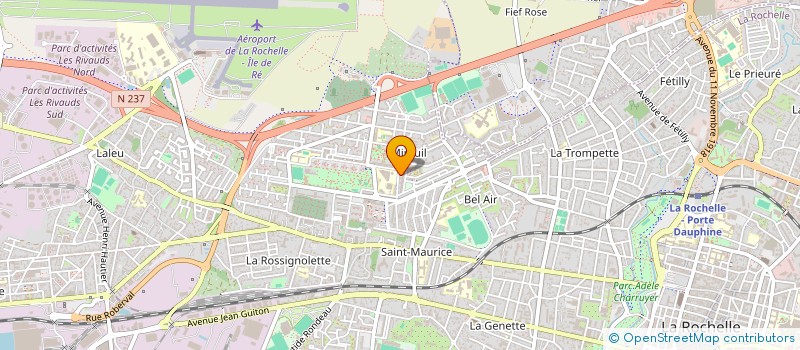 localisation de l'entreprise MONSIEUR BOUCHAIB ZARDI  LA ROCHELLE